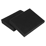 CVUTOVO 2個高密スピーカーアイソレーションパッド 振動吸収フォームマット 音響改善 キューシン スピーカー用 安定フラット設計