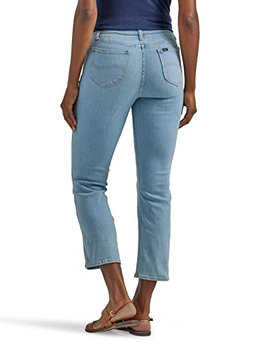 Lee Women's Ultra Lux Mid-Rise Demi Boot Crop Capri Jean3