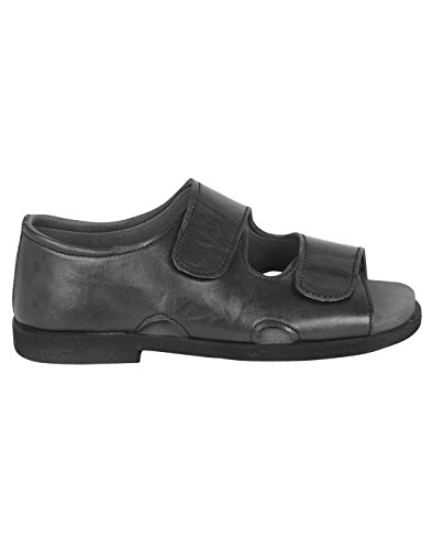 Image of Orthopaedic & Diabetic Footwear : Sandal Shoes For Gents (Leather & MCR /MCP) : G14-BL-9