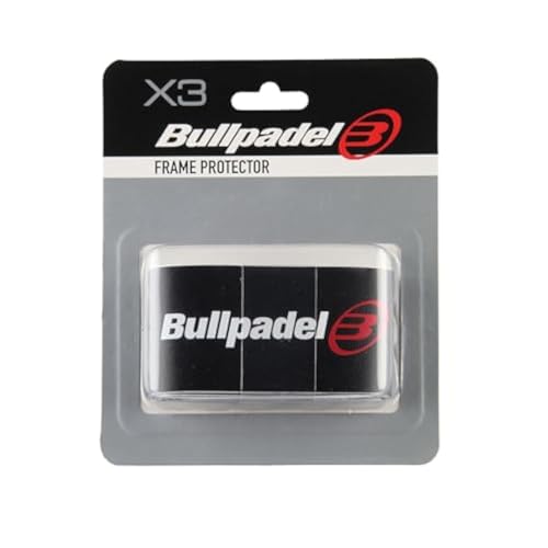 Bullpadel Protector Frame Pack de 3 Marco, Unisex Adulto, Negro (Negro), Talla Única