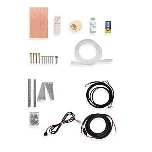 RV65F 12V RV Air Conditioner, 12V DC Air Conditioner Unit Truck RV Bus Excavator Agricultural Vehicle Construction Vehicle Car No Fuel Consumption Air Conditioner (12V voltage, black)