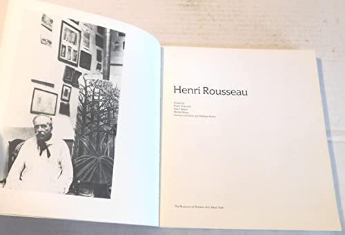 Henri Rousseau 0870705652 Book Cover