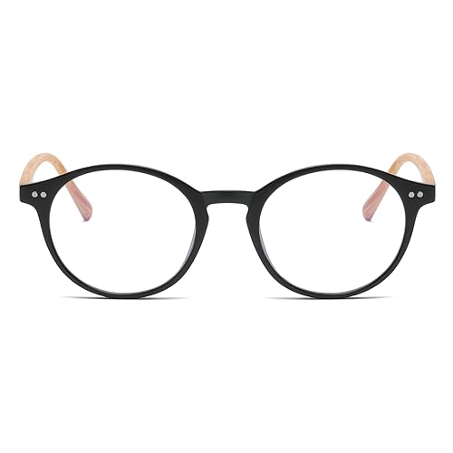 Image of Gleyemor Blue Light Glasses for Men Women, Vintage Round Frame Eyeglasses