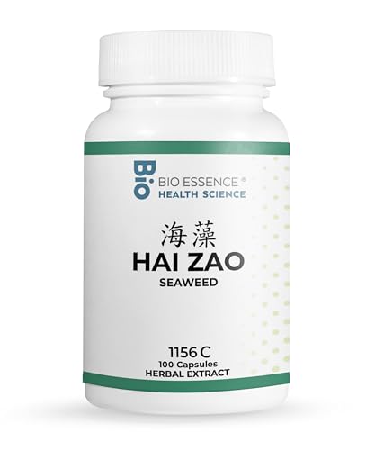 Bio Essence Health Science 1156C Hai Zao, Sargassum, 100 Caps/Bottle (2 Bottles)