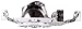 Elco Lighting ELH226E 8? Horizontal CFL Downlight