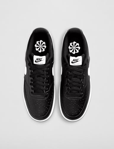 Image of Nike Mens Court Vision Lo Nn Black /White-Black Running Shoe - 7 UK, (DH2987-001)