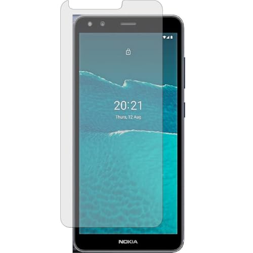 Image of EmBed Matte Fiber Display Guard for Nokia C1 2nd Edition - Unbreakable, Ultra-Thin, Lightweight Matte Finish Screen Protector with Easy Installation Kit