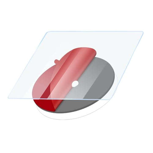 Square Windshield Electrostatic Film for Mounting Radar,Round Windshield Adhesive for Mounting Dash Cam Suction Cup,Durable and Reusable Radar Detector Mounting kit