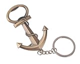 Boat Anchor Bottle Opener Keychain, Nautical Durable Key Ring, Novetly Inspirational Gift...