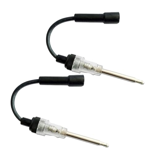 WRITWAA 2 Comprobadores de Chispa de Encendido para Motor Prueba de Bobina de Encendido Material Duradero Diseño en Línea Dos Orificios Uso Automotor para Diagnóstico y Test de Bujías