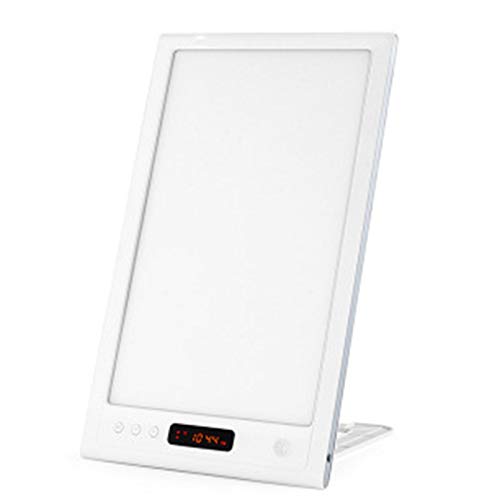 Tageslichtlampe, Lichttherapielampe 12000 Lux Tageslichtleuchte, UV-Free Vollspektrumlampe, Timer Einstellung, SAD Lampe