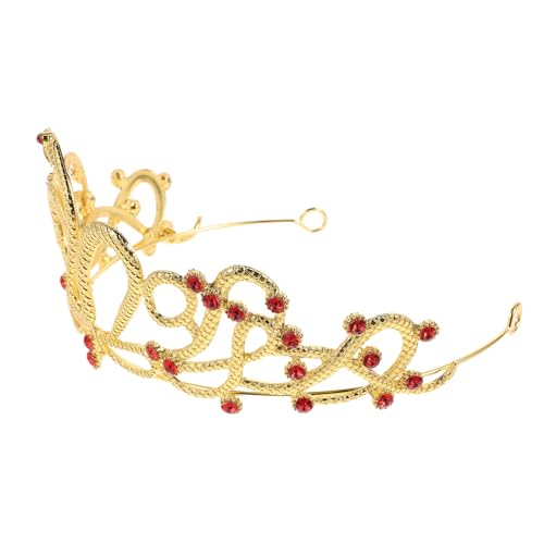 Tiara de serpiente bicolor para mujer diadema elegante de plástico y aleación para fiestas