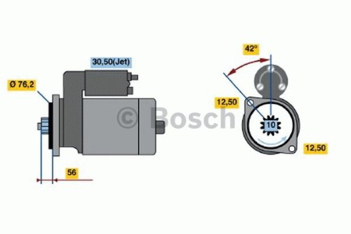 Preisvergleich Produktbild BOSCH 0986017460 Starter