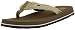 Skechers USA Men's Fray Cotton Thong,Brown,10 M US