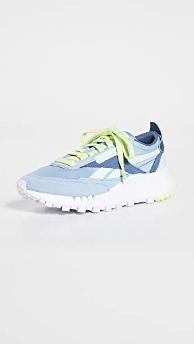 Reebok Women's Classic Leather Legacy Sneakers, Chalk Blue/Brave Blue/White, 7.5 Medium US2