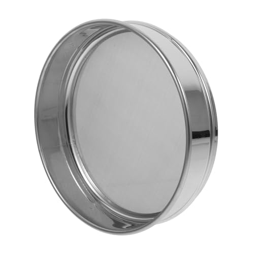 HEALLILY Stainless Steel Mesh Sifter Panning Sifter for Outdoor Beach Pan Garden Sifter for Soil Sifting