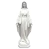 47 Inch Our Lady of Grace Virgin Mary Madonna Mother Catholic Religious Statue Sculpture Indoor Outdoor Garden Grotto Vittoria Collection Made in Italy
