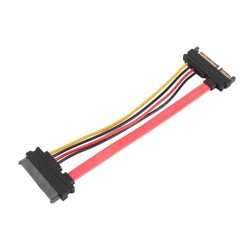 SATA22P to SAS29P Cable, SATA22P M to SAS29P F Cable 15pin Male to Female for Signal