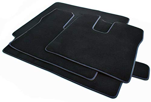 Tapis de sol pour camion TGX kh Teile avec couture bleue décorative sur mesure - 2