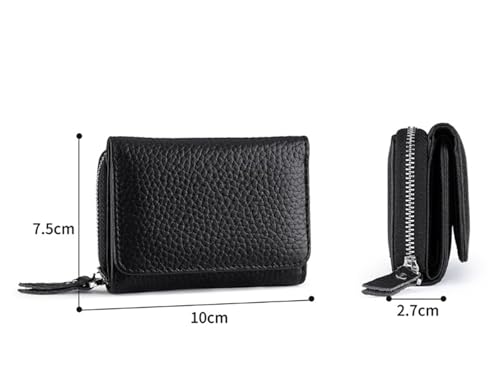 Coin Purse Short Wallet Multifunctional Large Capacity Storage Bag(Purple)2