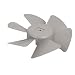 X-DREE 230mm Dia 8mm Średnica wału Plastikowy Dom Kuchnia Wentylator Wiatrowskaz Szary(230 mm de diámetro 8 mm Diámetro del eje Plástico Hogar Cocina Ventilador Ventilador Paleta Gris