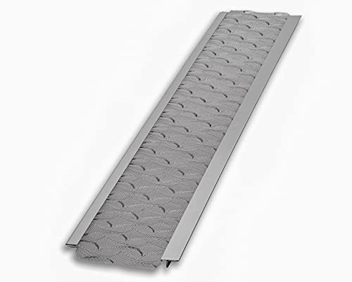 Image of Gutter Guard by Superior 6 inch 48ft Kit with Screws & Setter, Contractor Grade DIY Friendly Gutter Guards, Stainless-Steel Micro Mesh Gutter Cover