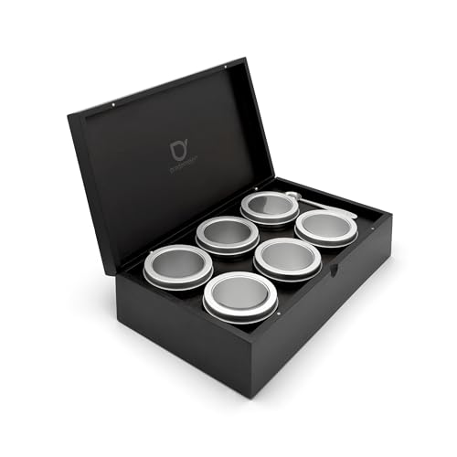 Bredemeijer Große Schwarze Holz-Teebeutelbox 35.5 x 20.8 cm - Teebox...