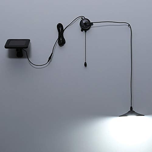 Kyson Solar Lights,Solar Powered Led Shed Light With Remote Control And Pull Cord For Indoor Outdoor Use #TOP1
