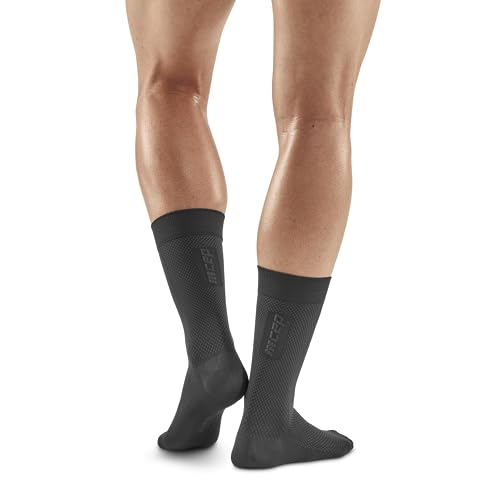 CEP Men’s Allday Mid-Cut Compression Wool Socks - Business, Dress, Travel Crew Cut Socks2