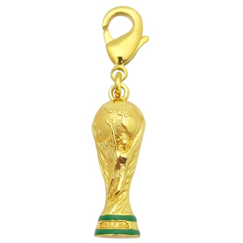 Official FIFA World Cup 2026 Edition -1 Inch 3D Trophy Dangler - Timeless Collectors Item - Premium Weighted Zinc Alloy Craftsmanship - Built to Last; Ideal for Backpacks Keys and purses
