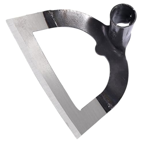 Holibanna Heavy Duty Hollow Steel Hoe for Gardening Durable Weeding Tool for Soil Loosening Tillage and Sowing Present for Garden Lovers Agricultural Tools