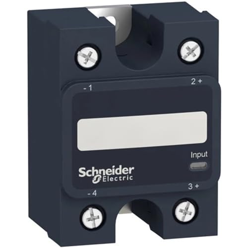 Schneider Electric - SSP1A110BDT - single phase relay, Harmony Solid State Relays, 10A, panel mount, zero voltage switching, thermal pad, input 3 to 32V DC, output 24 to 300V AC, ( Each )