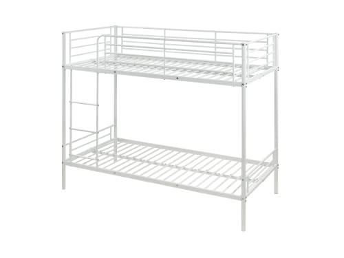 Vente-unique Lits superposés DUOTIS II - 2 x 90 x 190 cm - Blanc