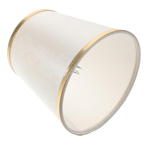 DOITOOL Kleiner Lampenschirm aus Stoff mit Clip für Tischlampe Wandleuchte und Stehlampe Robustes Langlebiges Design mit Rosenvergoldung für Warme Raumbeleuchtung