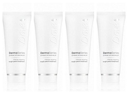Lot of 4 Dove DermaSeries Intense Repairing Rough Patch Treatment 3.4 FL Oz/each