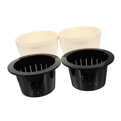 VANZACK 2 Piezas Macetas Autorriego Plantas de Interior Jardineras Hidropónicas Moderno y Decoración de Oficina