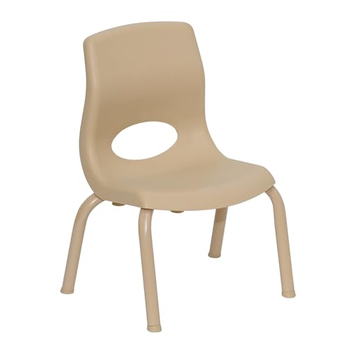 Children’s Factory, Natural Tan, 4 Pack MyPosture Children's Chair, 8