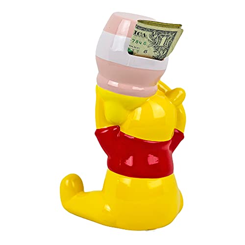 Disney Winnie The Pooh Piggy Bank For Boys And Girls, Pooh Bear Coin Bank Baby Gift #TOP3