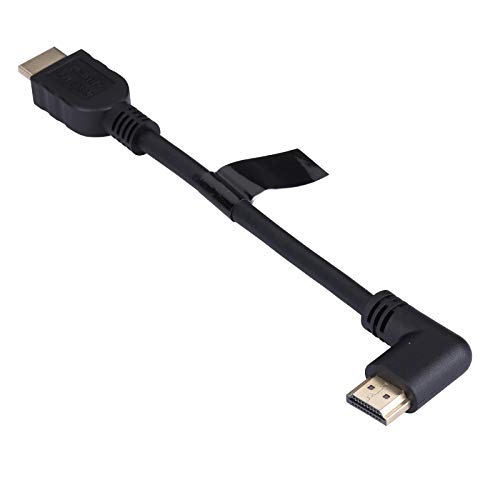 LARRITS Short HDMI 2.1 Cable 8K 60Hz 90 Degree Angle for TV DVD Players Projectors Computer PC Monitors (15 cm Right Angle) - Image 2