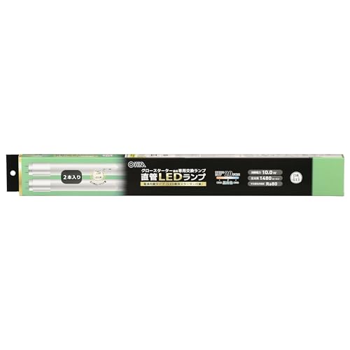 オーム電機 LED蛍光灯 直管LEDランプ 20形相当 G13 昼白色 グロースターター器具専用 片側給電仕様 2本入 LDF20SS・N10/14 72P 06-4916 OHM