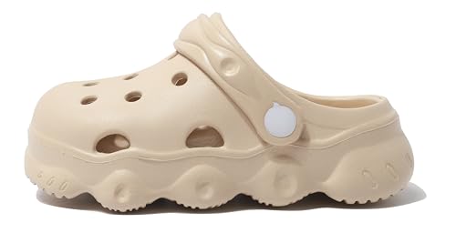 Image of INMINPIN Kids Cute Clogs Cartoon Garden Shoes Boys Girls Slides Slippers Indoor Outdoor Children Water Shower Beach Pool Sandals