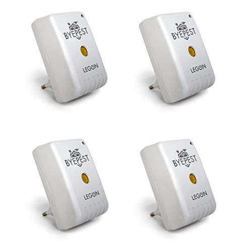 Kit c/ 4 Repelente Eletrônico Espanta Ratos E Morcegos ByePest Alcance 200m²