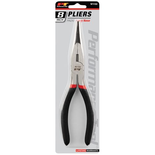 Image of Performance Tool W1102 8-Inch Long Nose Pliers