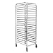 RoiVaaMLT 20-Tier Bun Pan Rack, Aluminum Bakery Rack w/4 Casters, Sheet Pan Rack Home Commercial Kitchen Bakery Storage Cooling for Bread Dough Pizza Cooling, 26