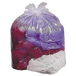 Genuine Joe Gjo01010 Low-Density Trash Can Liner, 10 Gallon Capacity, 24" Length X 23" Width X 0.60 Mil Thickness, Clear (Box Of 500) #TOP3