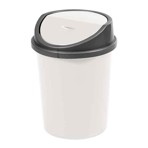 Paris Prix - Poubelle De Salle De Bain shivo 1,5l Blanc Cover