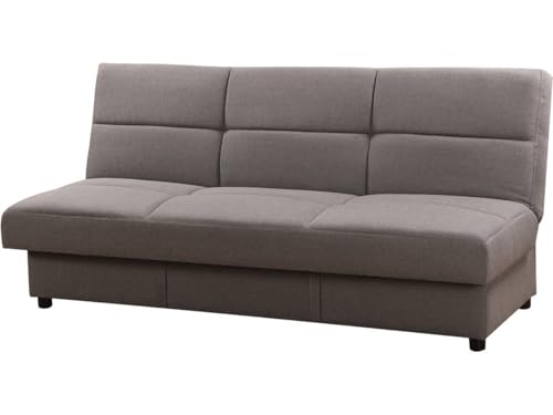 Habitat et Jardin Canapé Clic-Clac Enzo - 185 x 84 x 85 cm - 3 Places - Gris