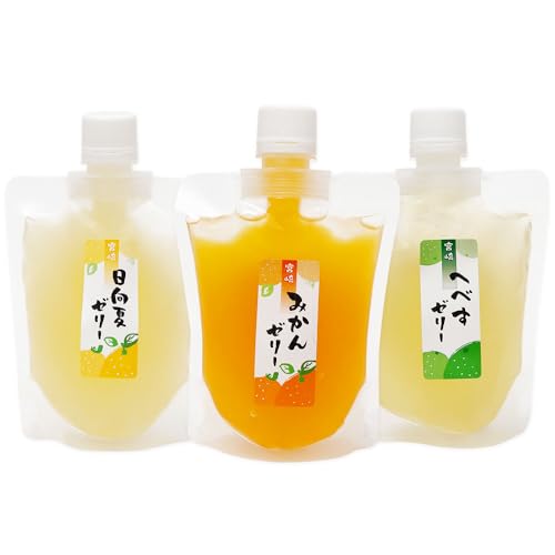 [宮崎県産 日向夏・へべす・みかんの のむゼリー各170g 合計12本]翌月末迄に順次出荷