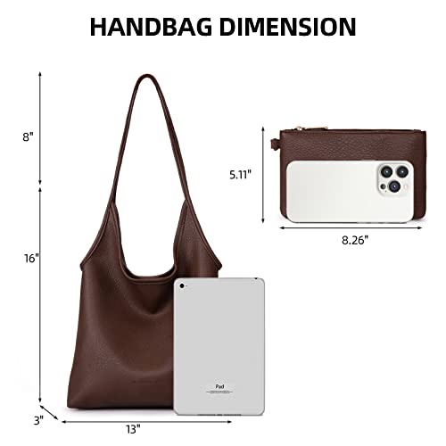 Image of Montana West Slouchy Hobo Bags for Women Soft Designer Shoulder Purses Ladies Top Handle Handbag