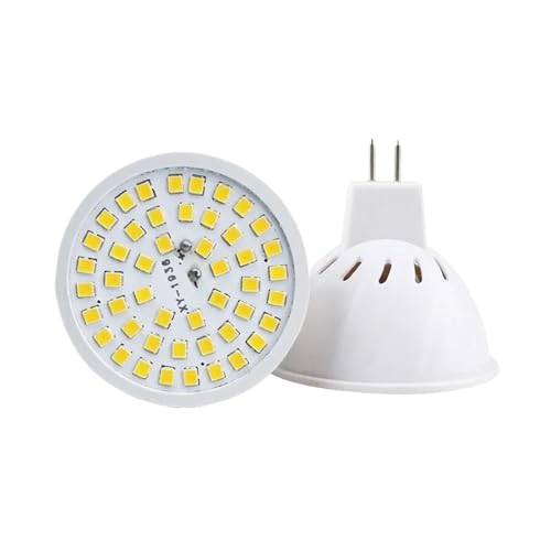 1-10 �� LED �d�� GU10 MR16 E27 E14 GU5.3 �X�|�b�g���C�g�����p�[�_ 110V 220V Bombillas �X�|�b�g���C�g�����z�[���f�B���N�V����(Cold white 220V,MR16_10 PCS_60LEDS)